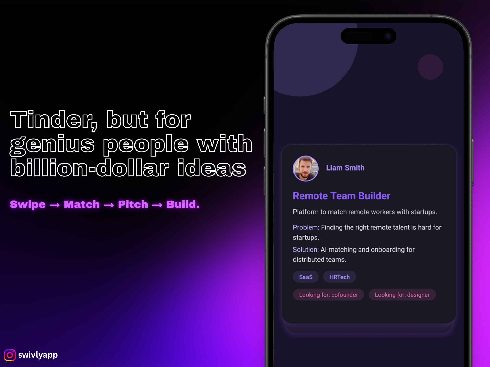 Swivly Feed Interface