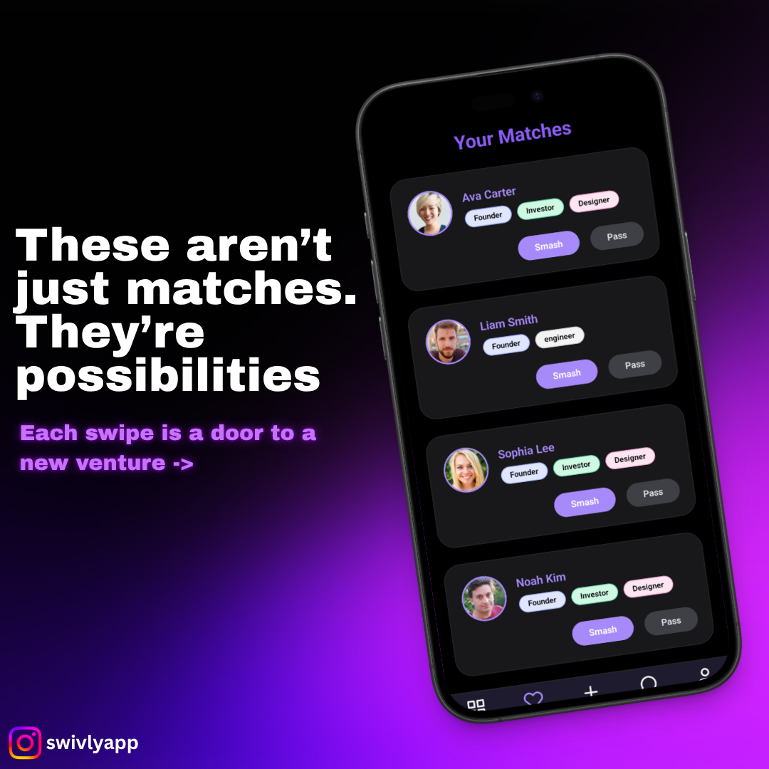 Swivly Matching Interface